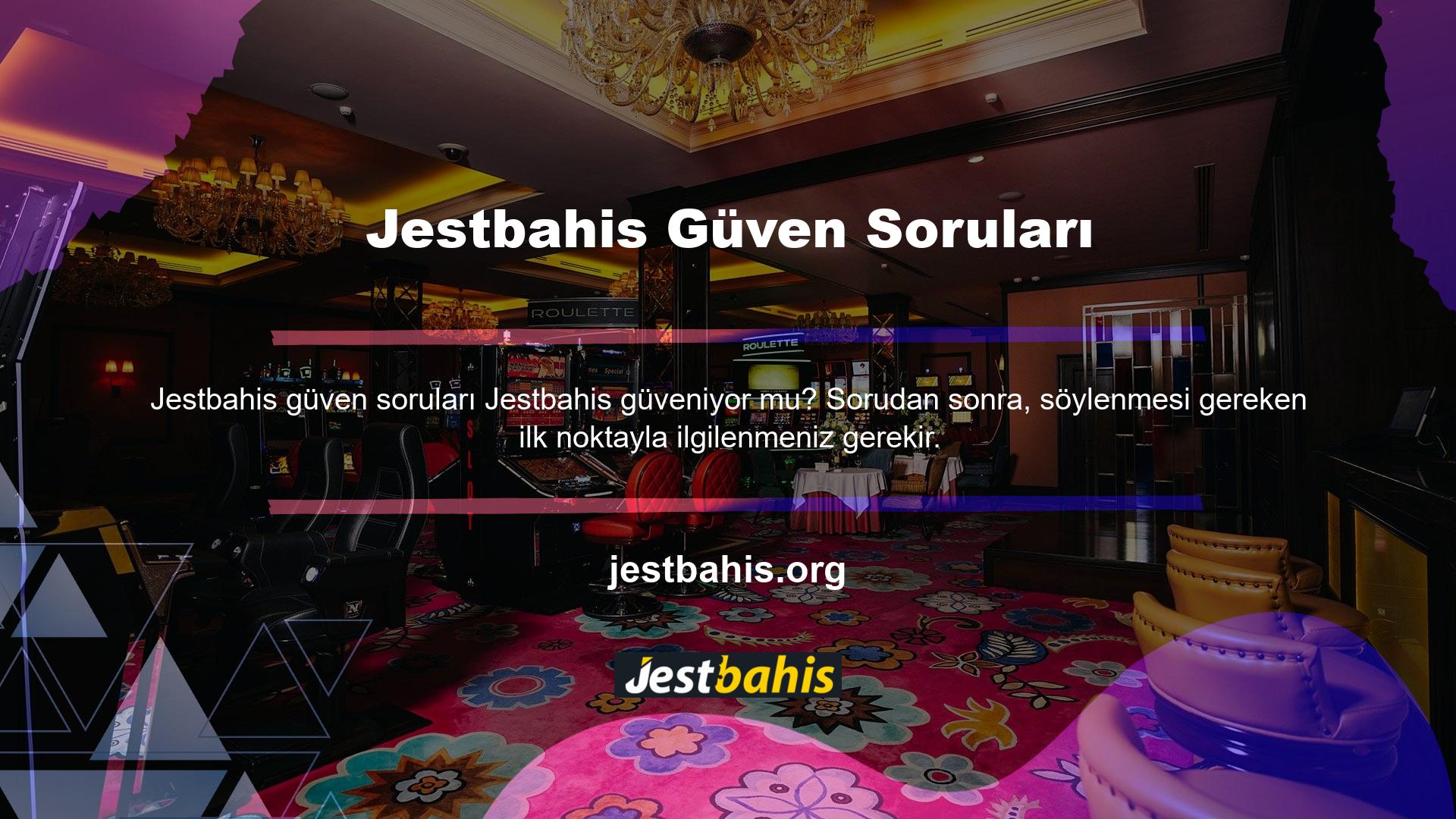 Jestbahis lisanslı bahis sitesi mi? Bahis siteleri için lisanslar ne zaman verilecek? Sitelerin lisans programlarına sahip olmak, sitenin gerçekten var olup olmadığını belirten bir iş kimliğidir